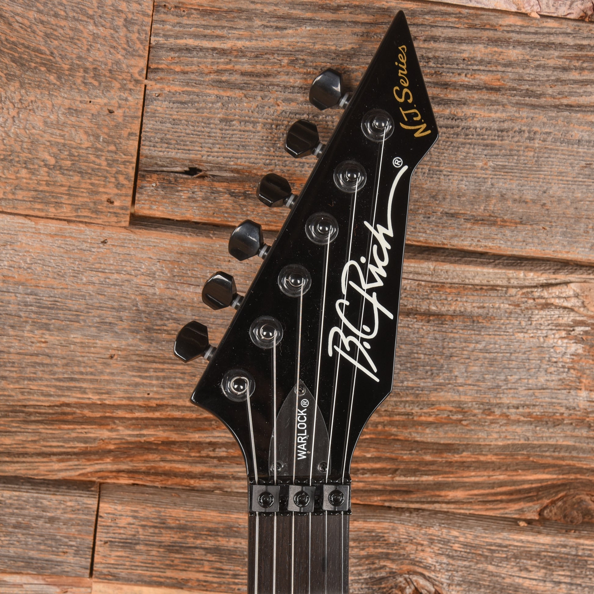 B.C. Rich Stranger Things “Eddie's” Inspired NJ Warlock Red Crackle Electric Guitars / Solid Body