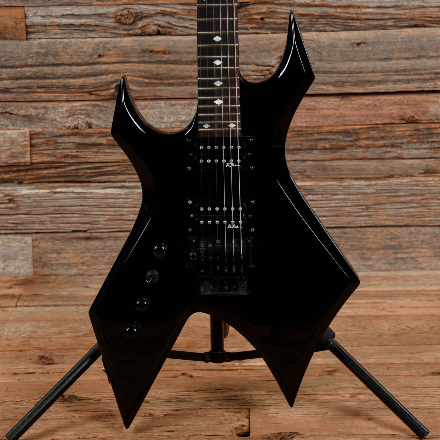B.C. Rich Warlock NT Black  LEFTY Electric Guitars / Solid Body