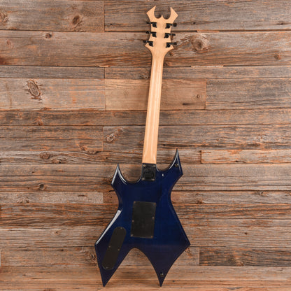 B.C. Rich Warlock Transparent Blue 1999 Electric Guitars / Solid Body
