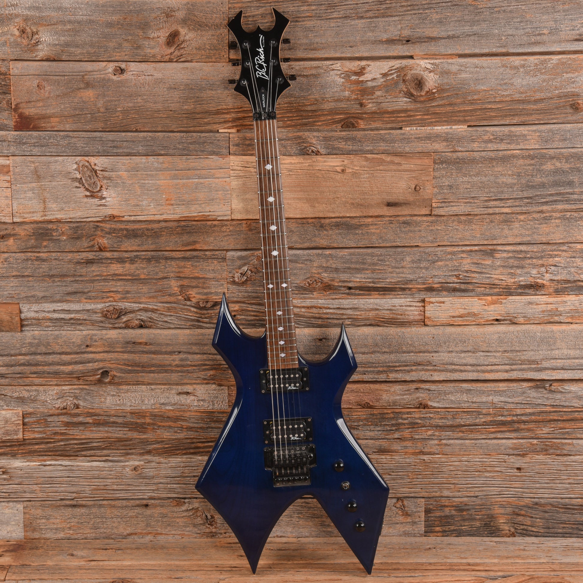 B.C. Rich Warlock Transparent Blue 1999 Electric Guitars / Solid Body
