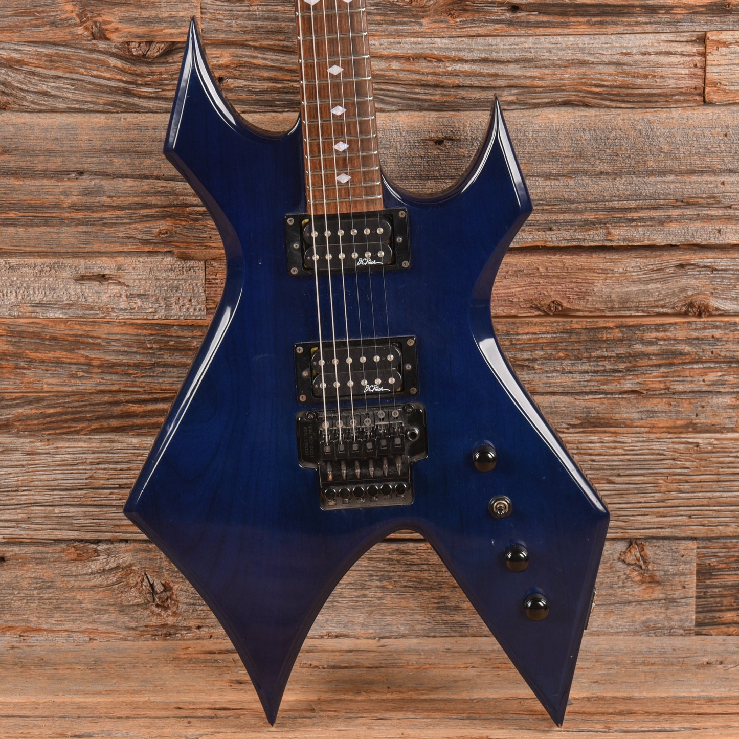 B.C. Rich Warlock Transparent Blue 1999 Electric Guitars / Solid Body