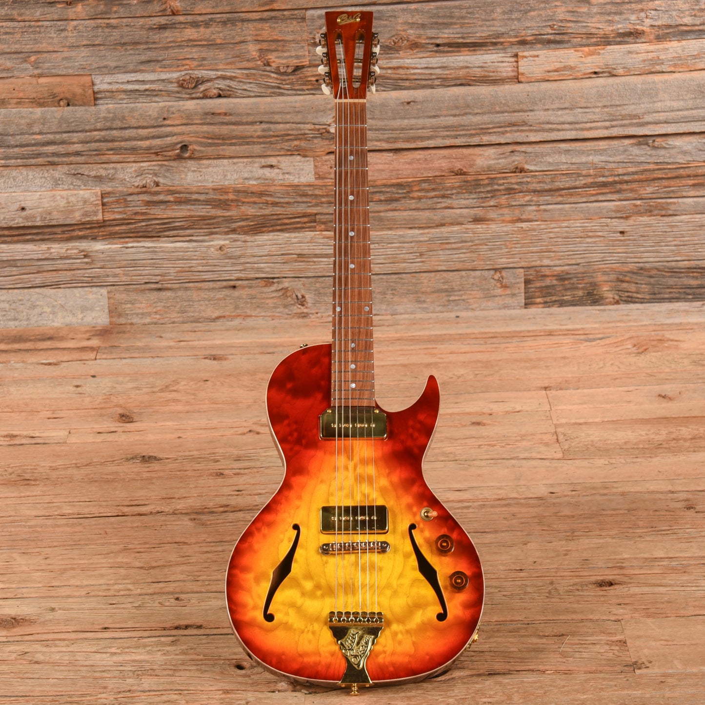 B&G Private Build Little Sister Tobacco Sunburst 2019 Electric Guitars / Semi-Hollow