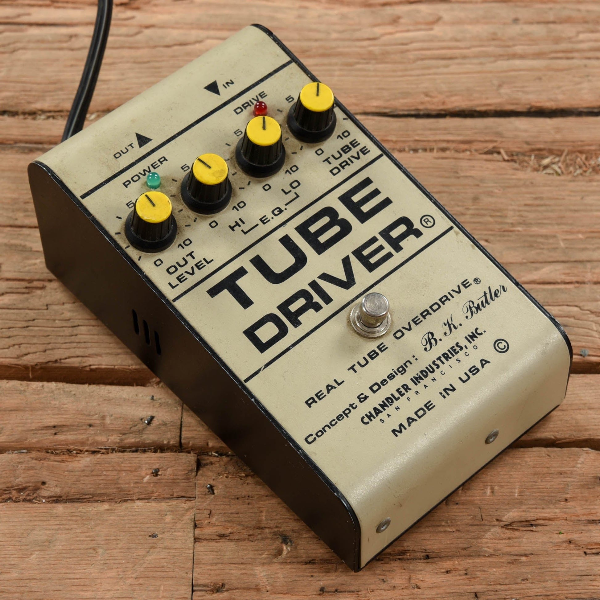 tube driver pedal B.K. Butler Tube Driver 1980s