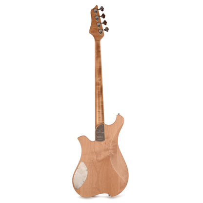Bacci Marlita 4-String Red Alder Natural w/Alder Woodworm Insert Bass Guitars / 4-String