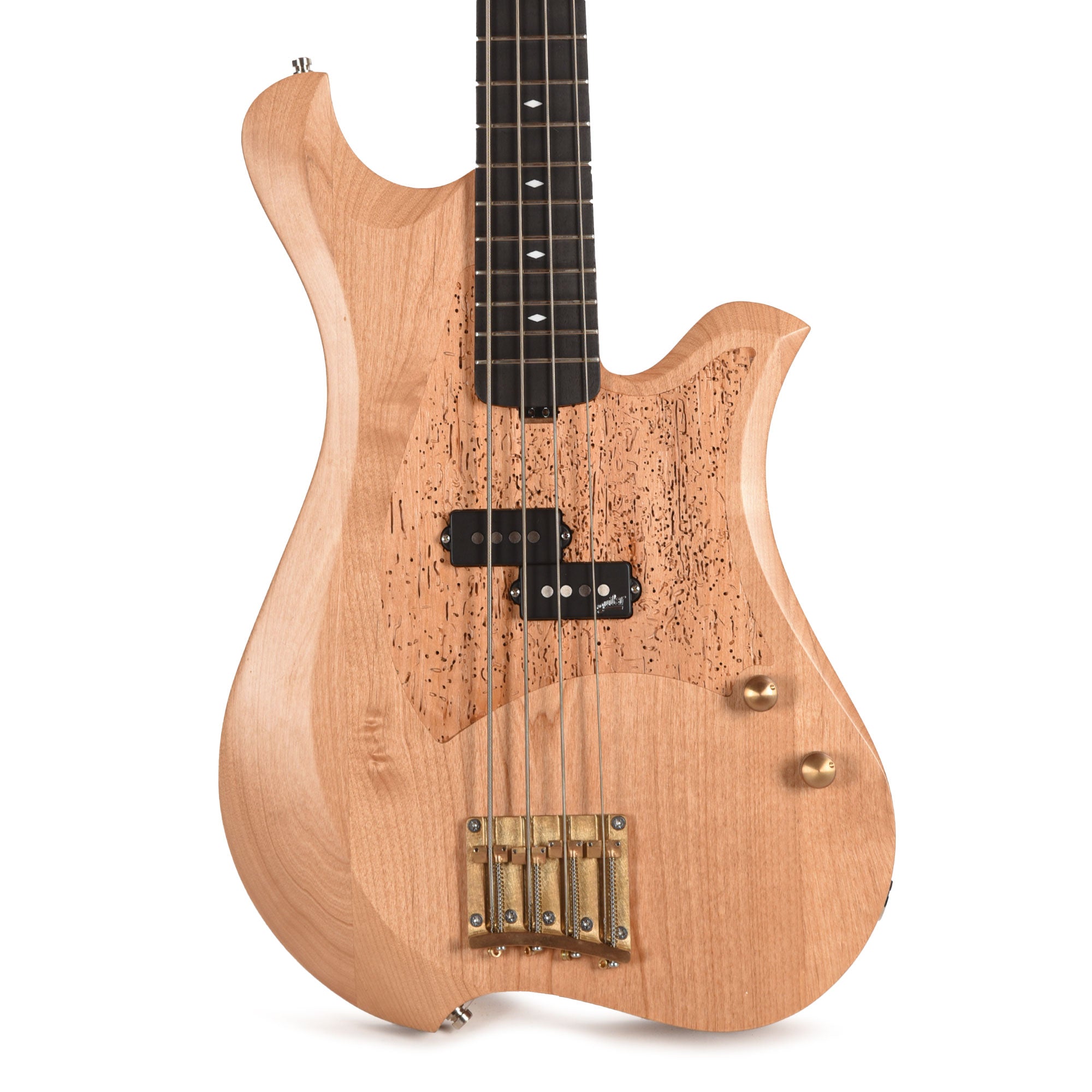 Bacci Marlita 4-String Red Alder Natural w/Alder Woodworm Insert Bass Guitars / 4-String