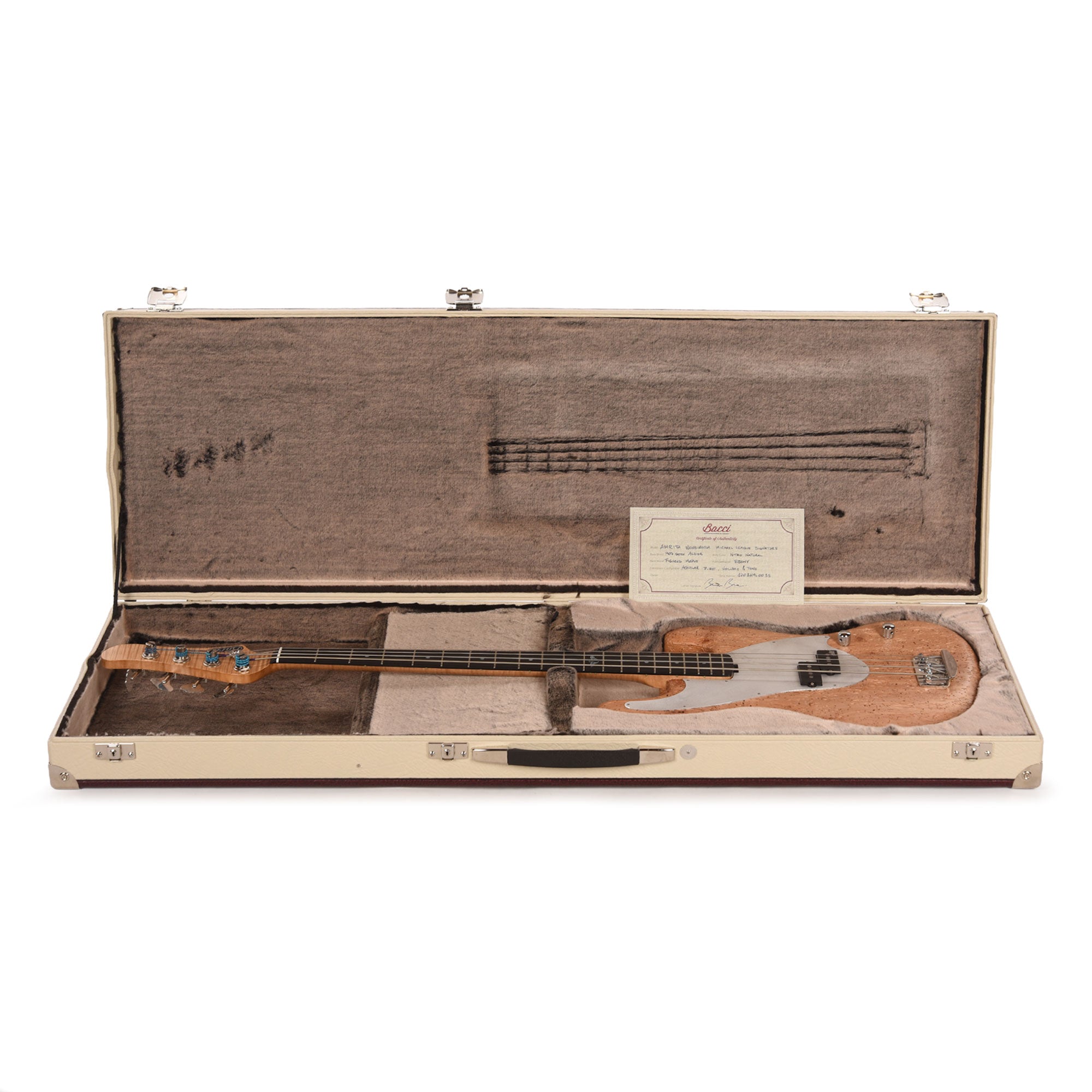 Bacci Michael League Signature Amrita Woodworm IV Bass Natural Bass Guitars / 4-String