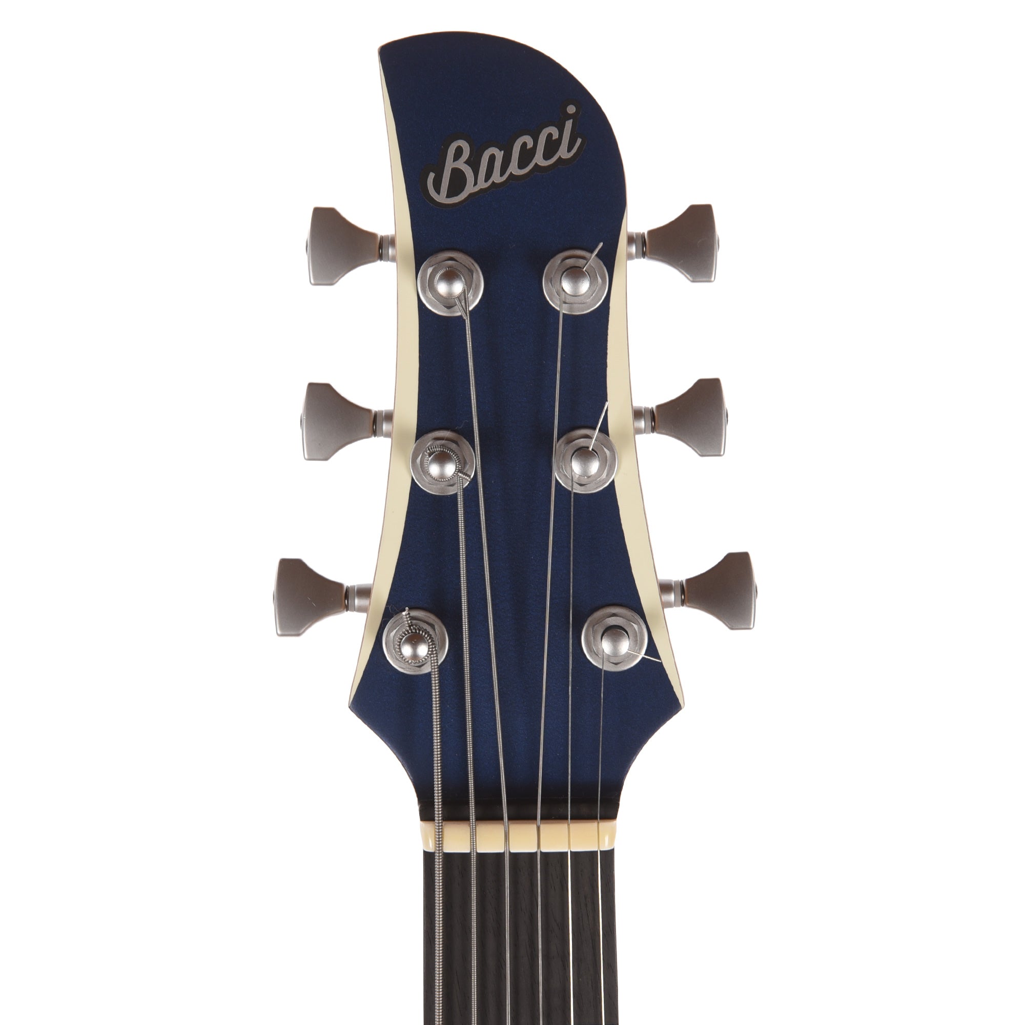 Bacci Leonardo Officina Baritone Radiance Ultramarine w/Figured Maple Neck & Ebony Fingerboard Electric Guitars