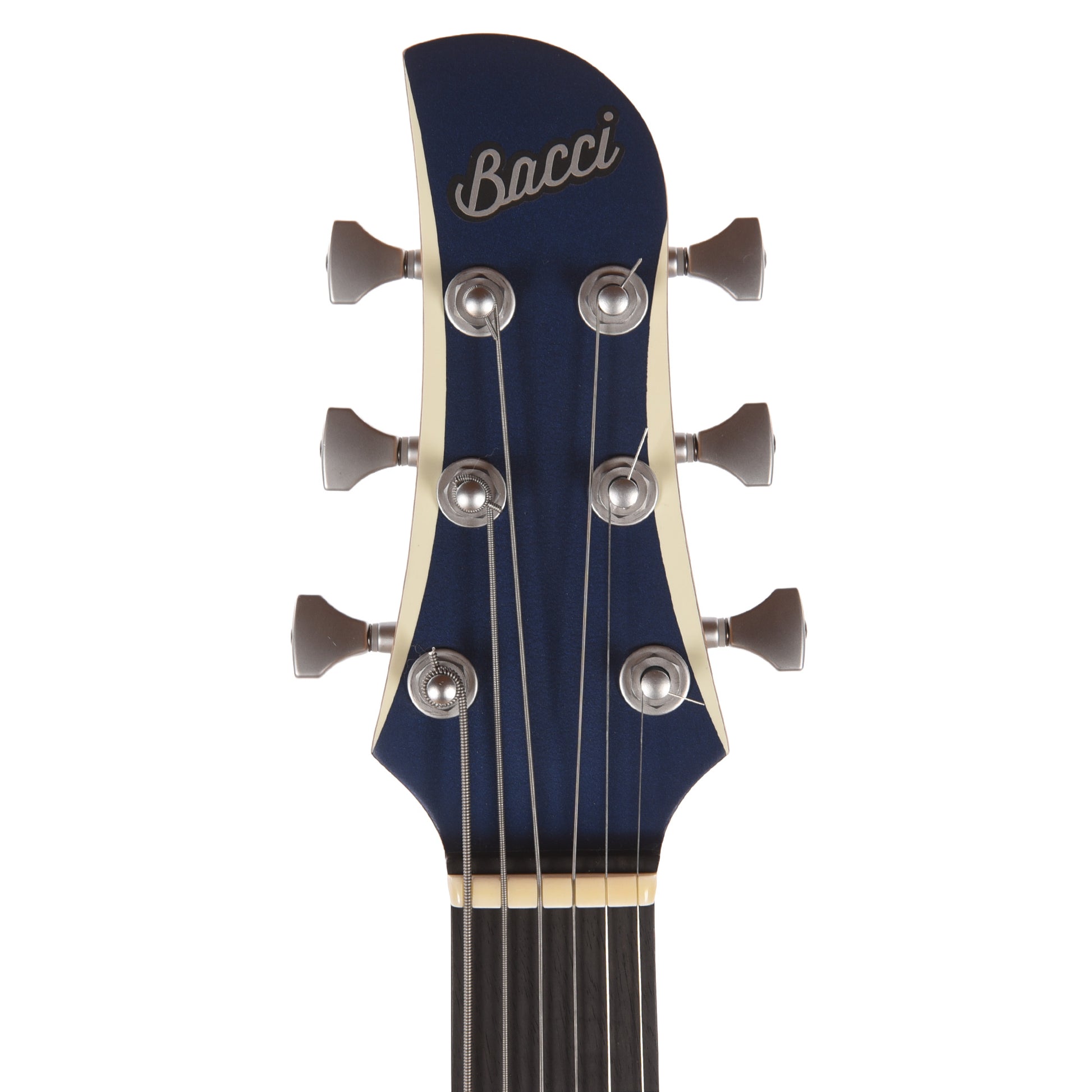 Bacci Leonardo Officina Baritone Radiance Ultramarine w/Figured Maple Neck & Ebony Fingerboard Electric Guitars