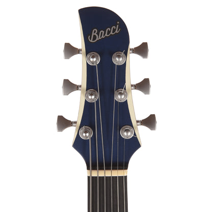 Bacci Leonardo Officina Baritone Radiance Ultramarine w/Figured Maple Neck & Ebony Fingerboard Electric Guitars