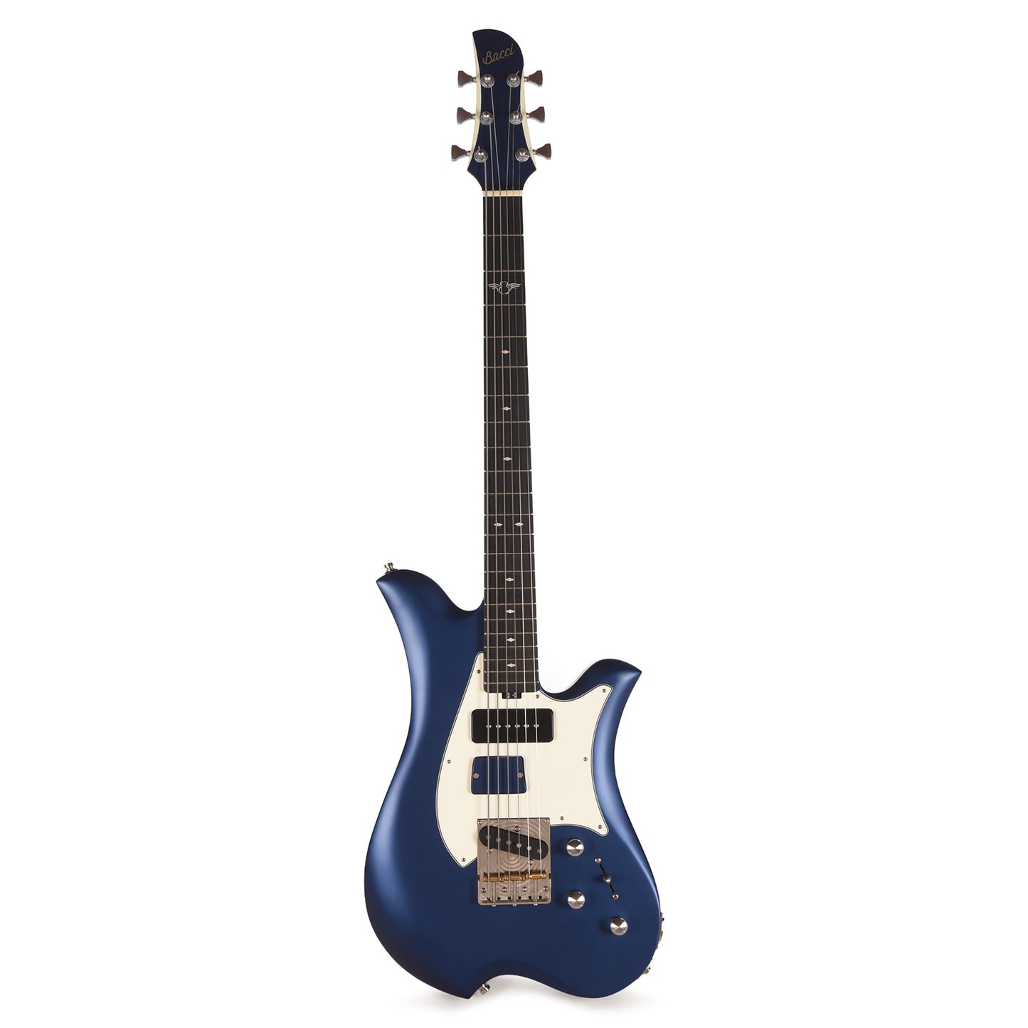Bacci Leonardo Officina Baritone Radiance Ultramarine w/Figured Maple Neck & Ebony Fingerboard Electric Guitars