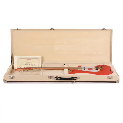 Bacci Leonardo Officina Baritone Tuscan Red w/Figured Maple Neck Electric Guitars