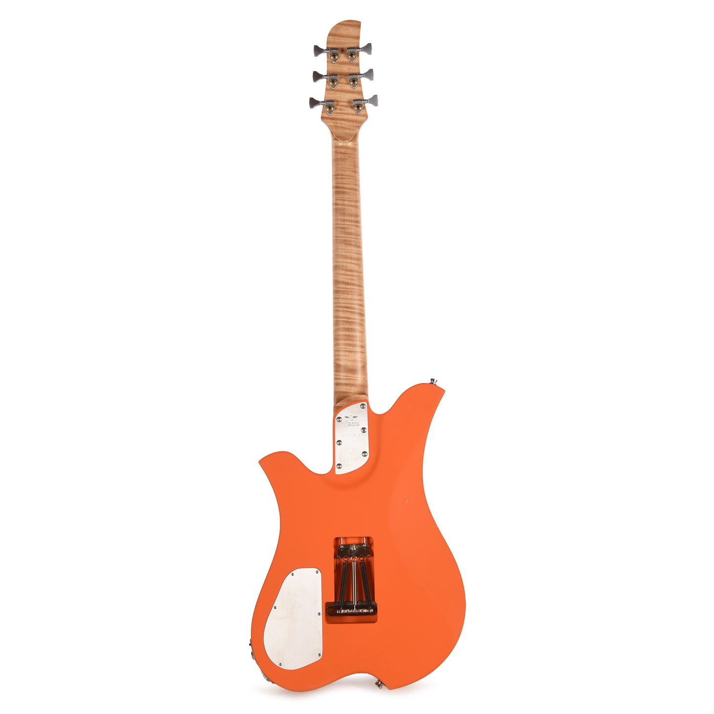 Bacci Leonardo Parato Bacci Orange Circles Roasted Figured Maple Neck w/Vegatrem Electric Guitars