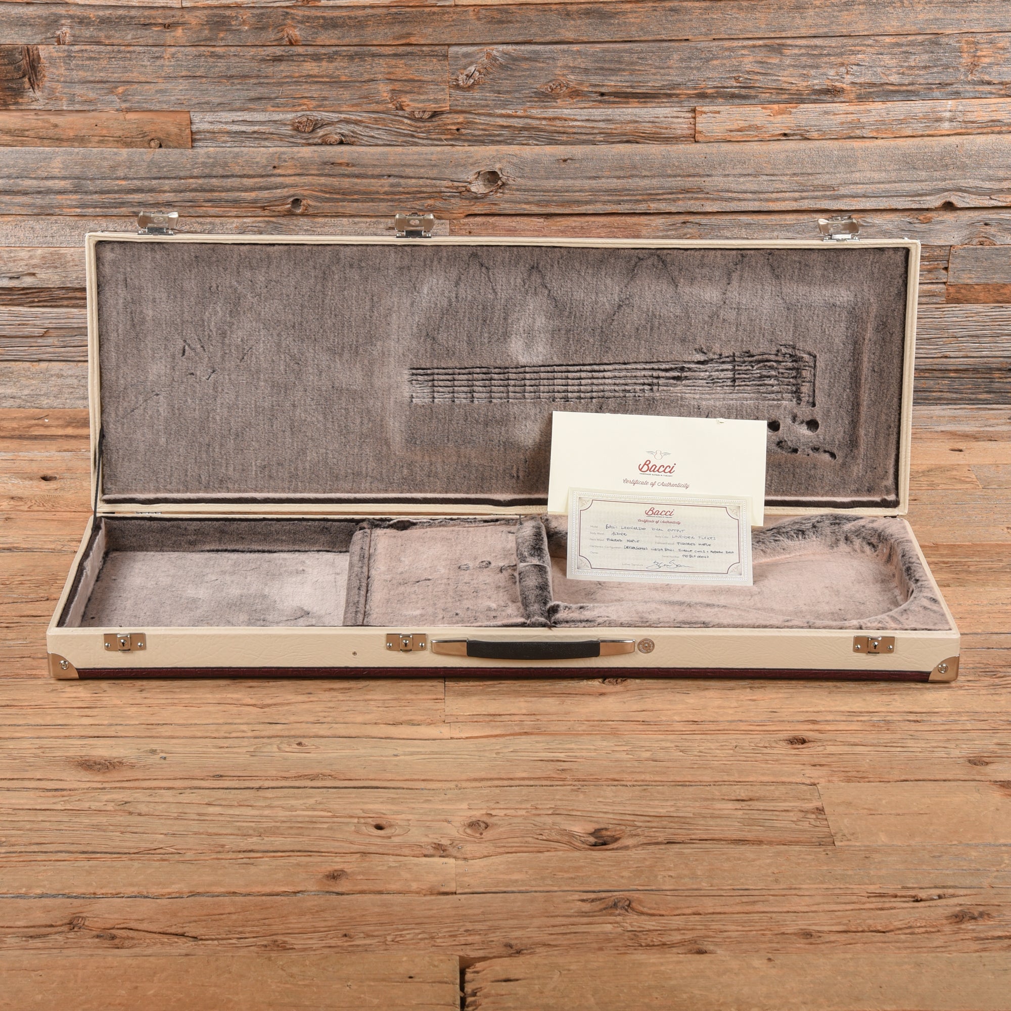 Bacci Leonardo Dual Output Baritone Lavender Electric Guitars / Solid Body