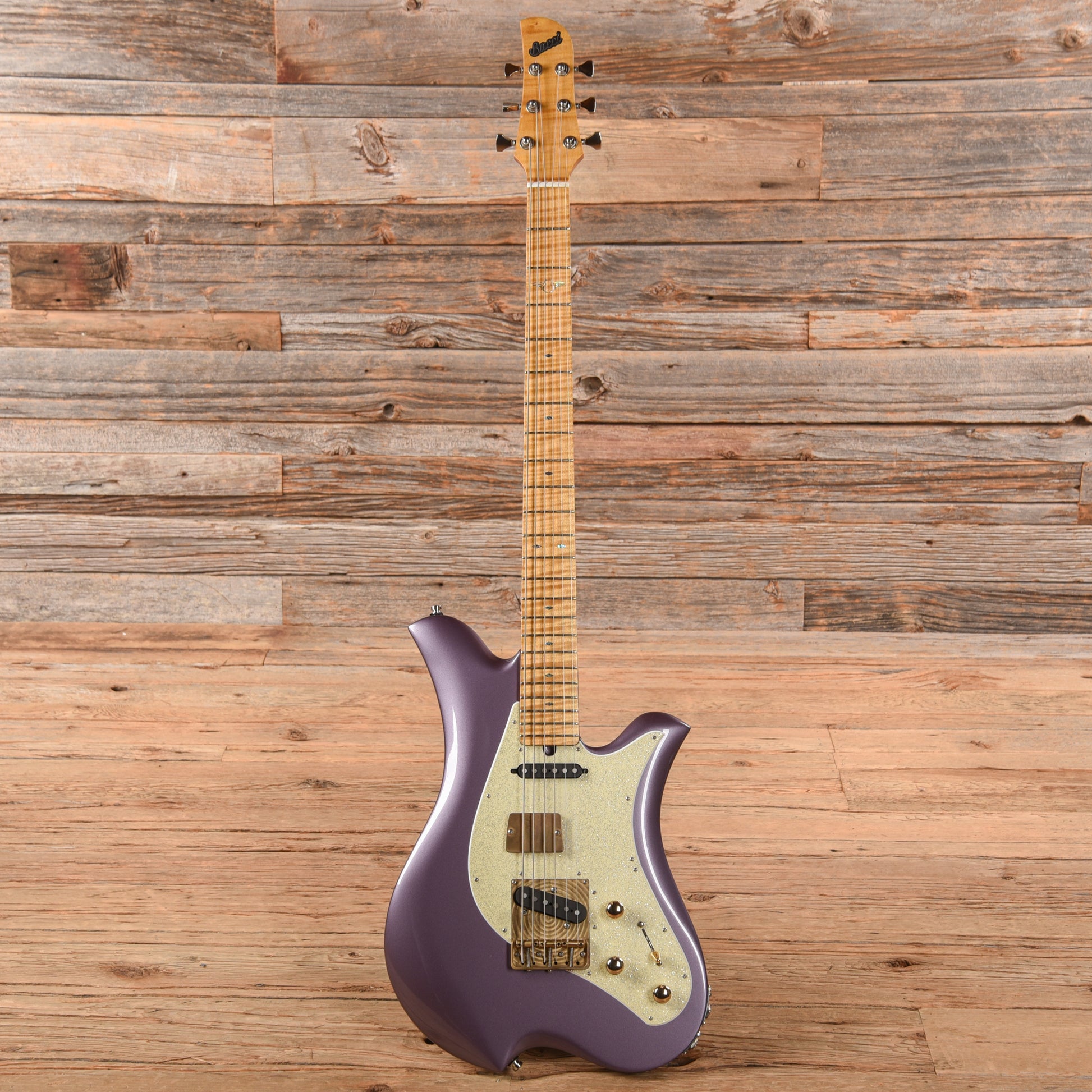Bacci Leonardo Dual Output Baritone Lavender Electric Guitars / Solid Body