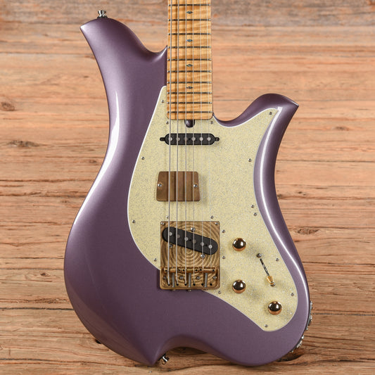 Bacci Leonardo Dual Output Baritone Lavender Electric Guitars / Solid Body