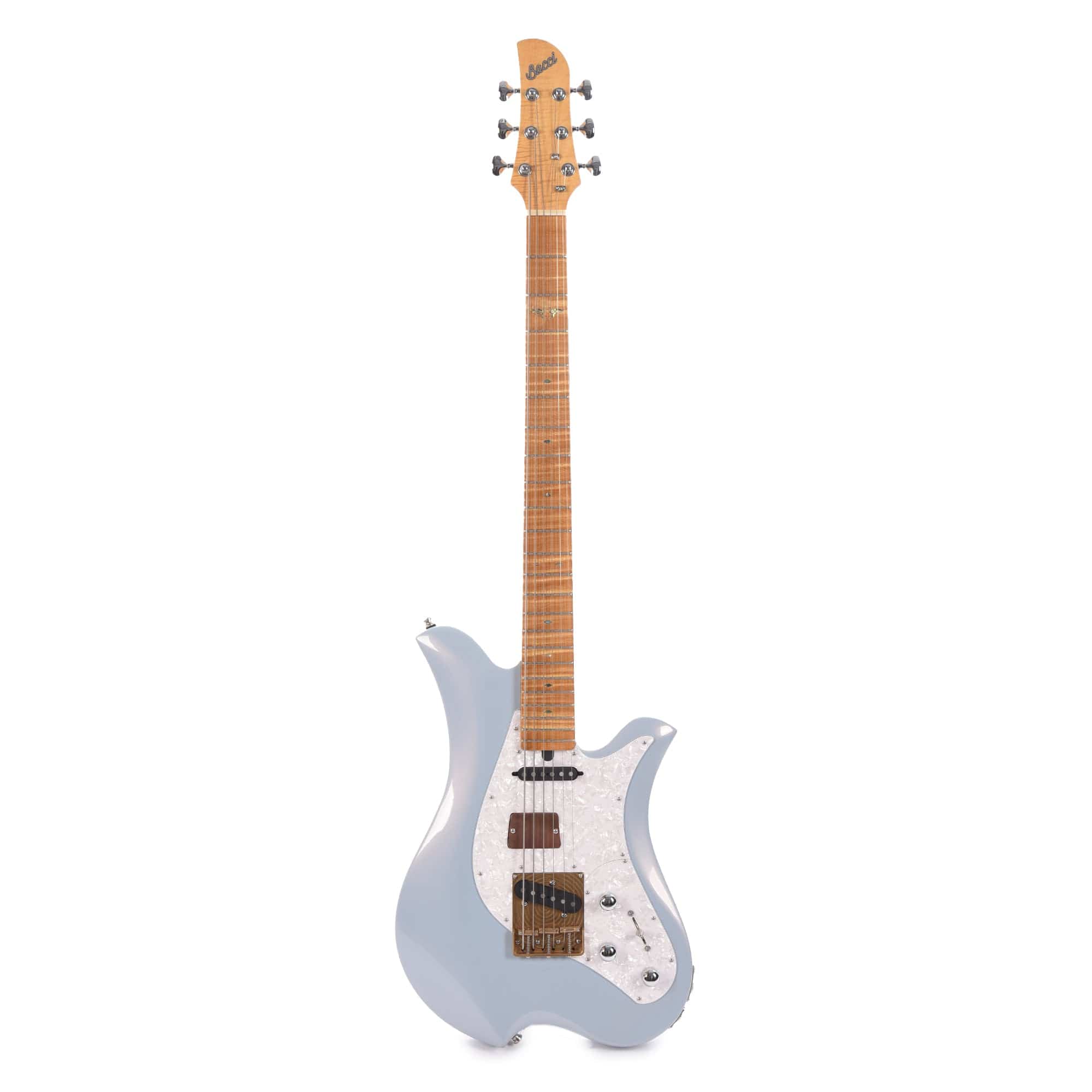 Bacci Leonardo Dual Output Baritone Pearl Celestial Blue Electric Guitars / Solid Body