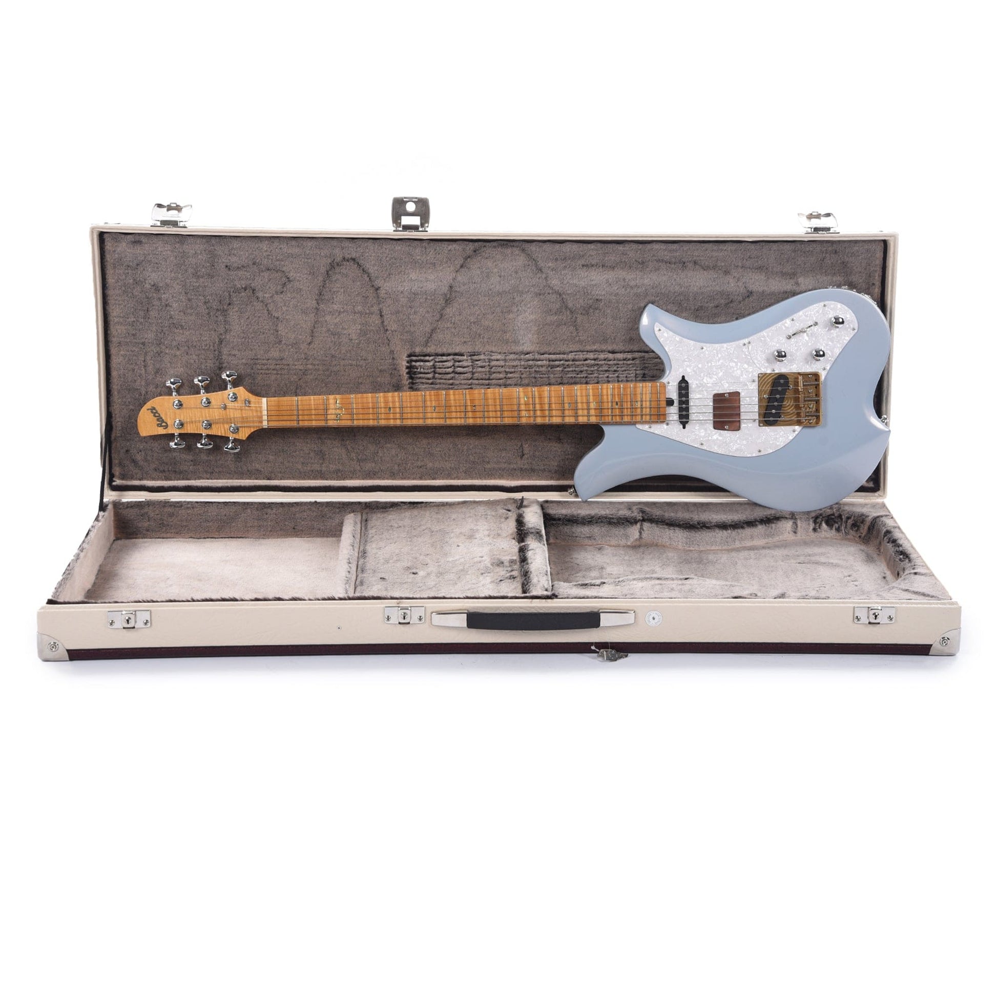 Bacci Leonardo Dual Output Baritone Pearl Celestial Blue Electric Guitars / Solid Body