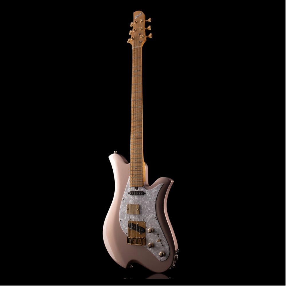 Bacci Leonardo Dual Output Baritone Pearl Rose Gold Electric Guitars / Solid Body
