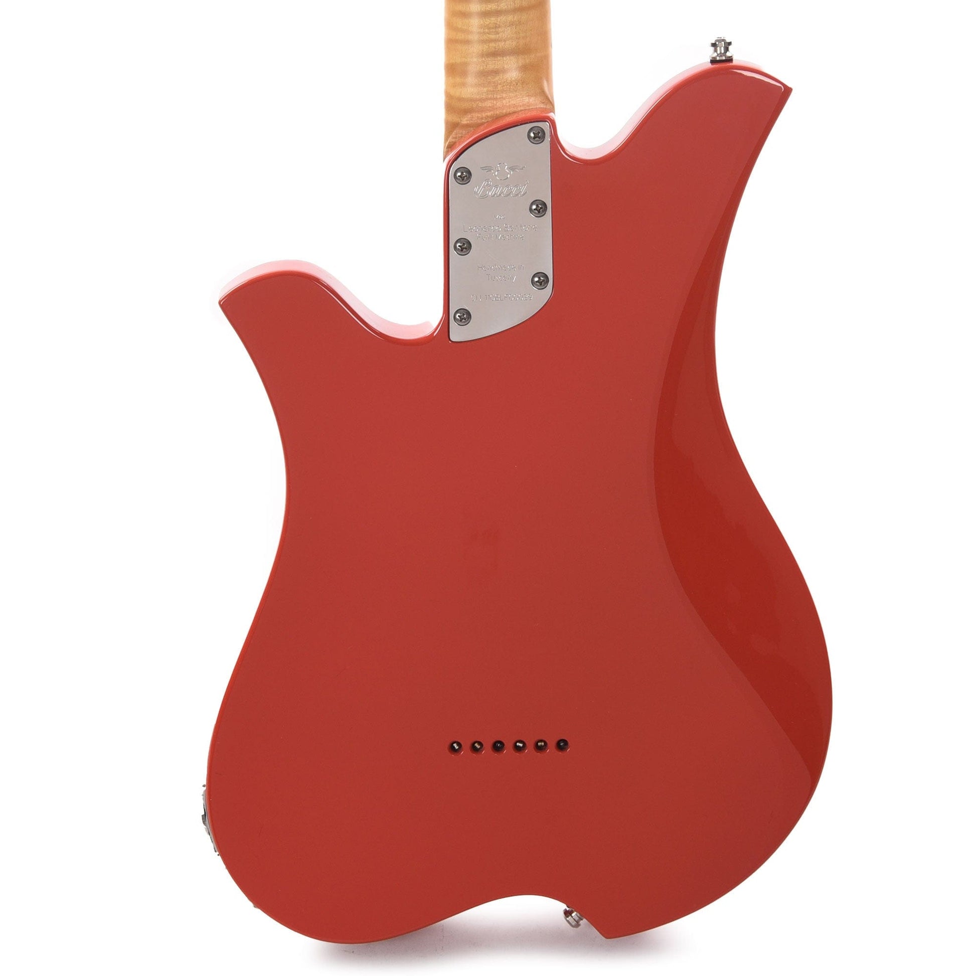 Bacci Leonardo Dual Output Baritone Sunset Red Electric Guitars / Solid Body