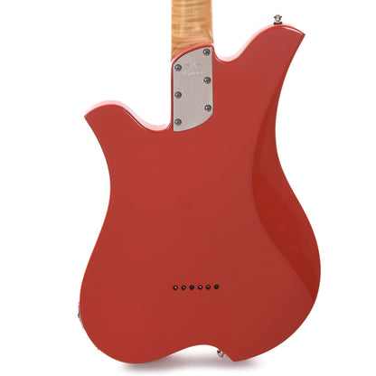 Bacci Leonardo Dual Output Baritone Sunset Red Electric Guitars / Solid Body