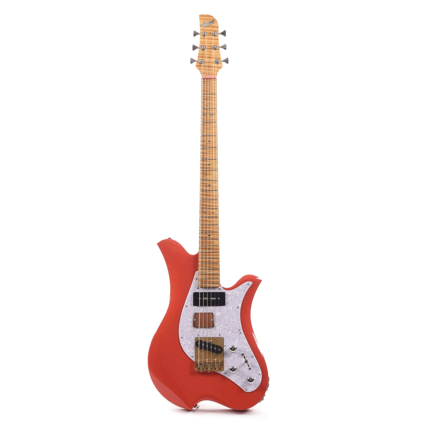 Bacci Leonardo Dual Output Baritone Sunset Red Electric Guitars / Solid Body