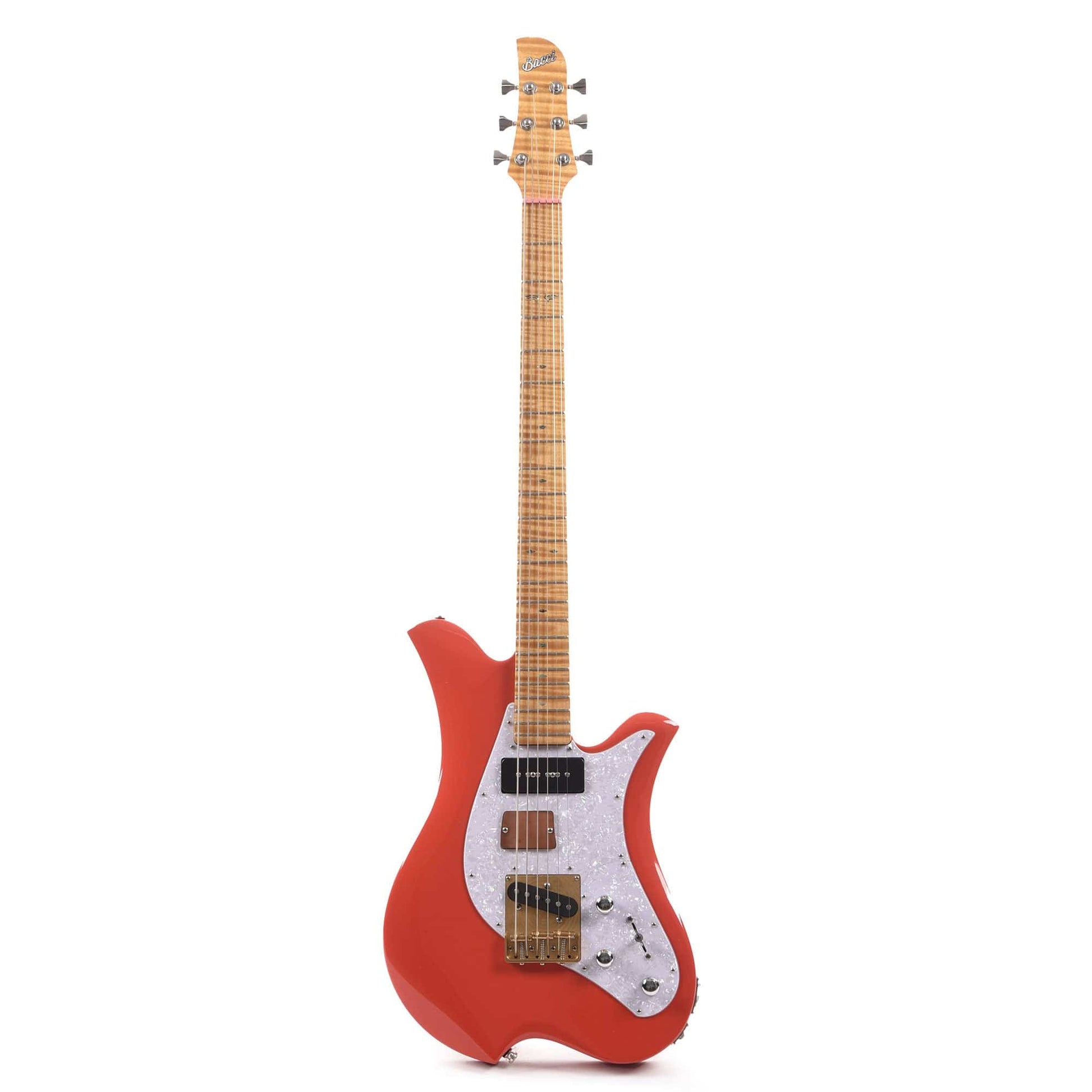 Bacci Leonardo Dual Output Baritone Sunset Red Electric Guitars / Solid Body