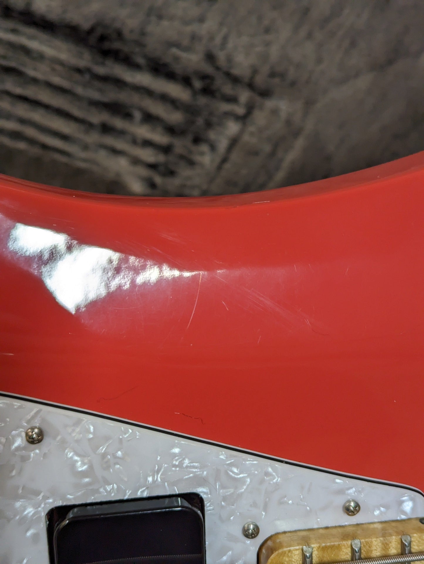 Bacci Leonardo Dual Output Baritone Sunset Red Electric Guitars / Solid Body