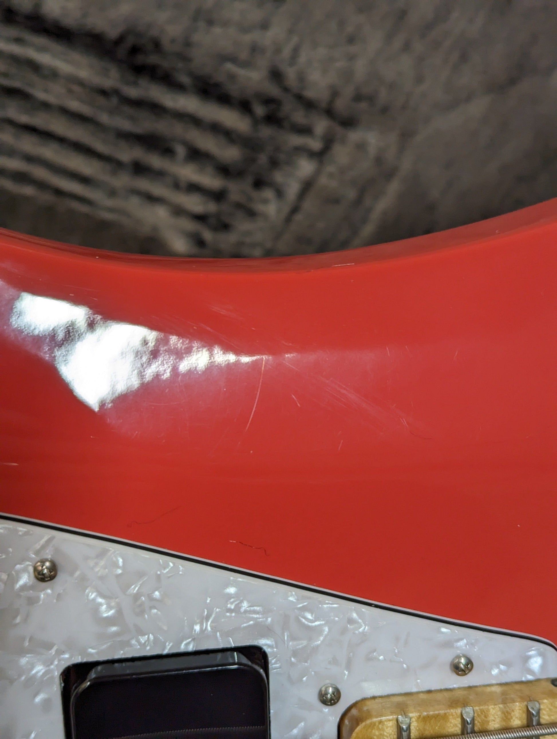 Bacci Leonardo Dual Output Baritone Sunset Red Electric Guitars / Solid Body