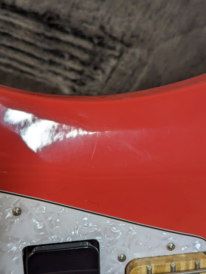 Bacci Leonardo Dual Output Baritone Sunset Red Electric Guitars / Solid Body