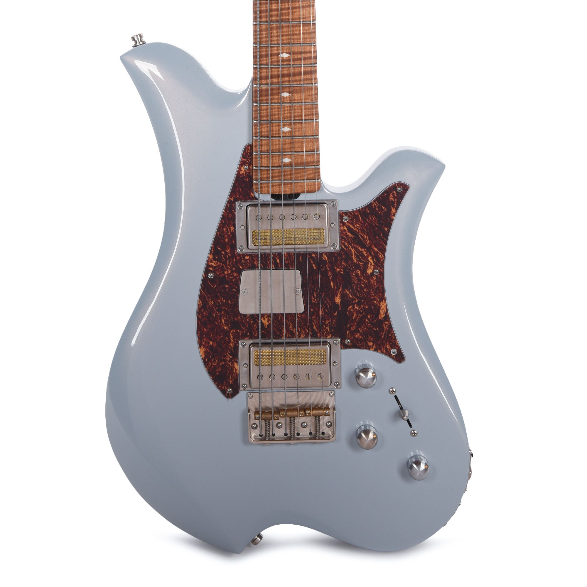 Bacci Leonardo Officina Celeste Dual Output Baritone Red Alder Light Blue Electric Guitars / Solid Body