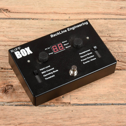 Backline Engineering Riff Box Looper Effects and Pedals / Loop Pedals and Samplers