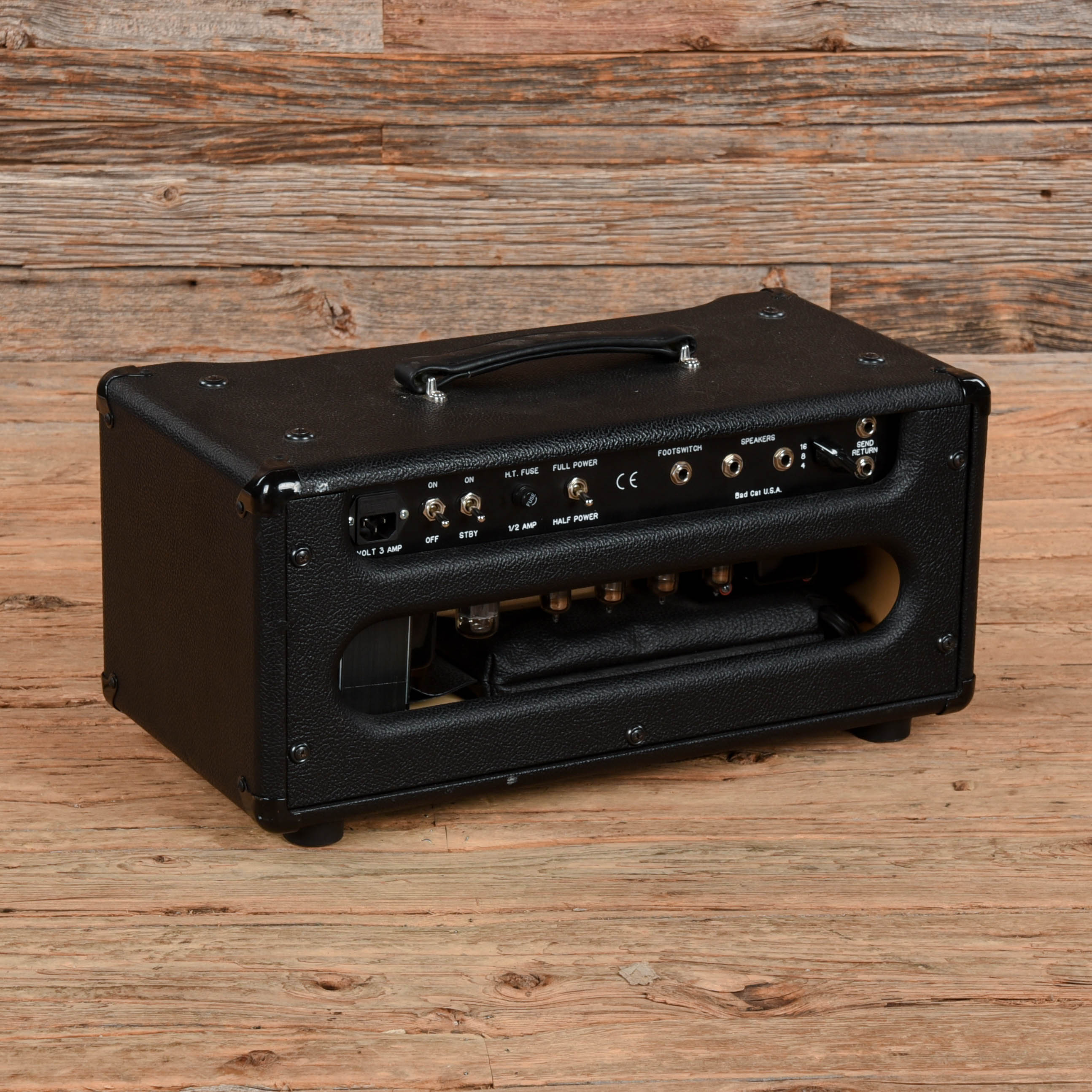 Bad Cat Black Cat 30R Hand Wired Legacy Series 30-Watt Guitar Amp Head with Reverb Amps / Guitar Amps / Guitar Cabinets