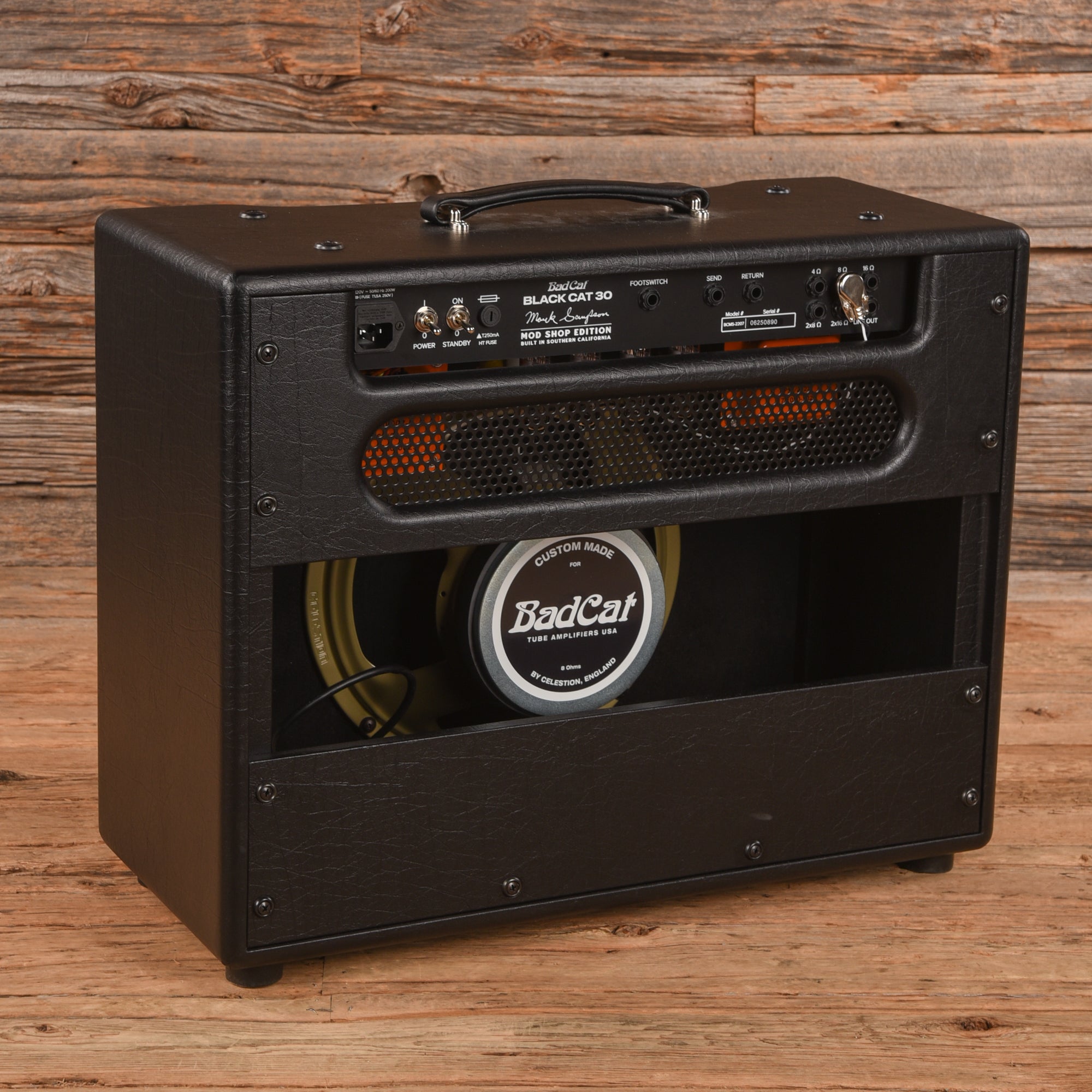 Bad Cat Mod Shop Mark Sampson Designed Black Cat 30 30-Watt 1x12