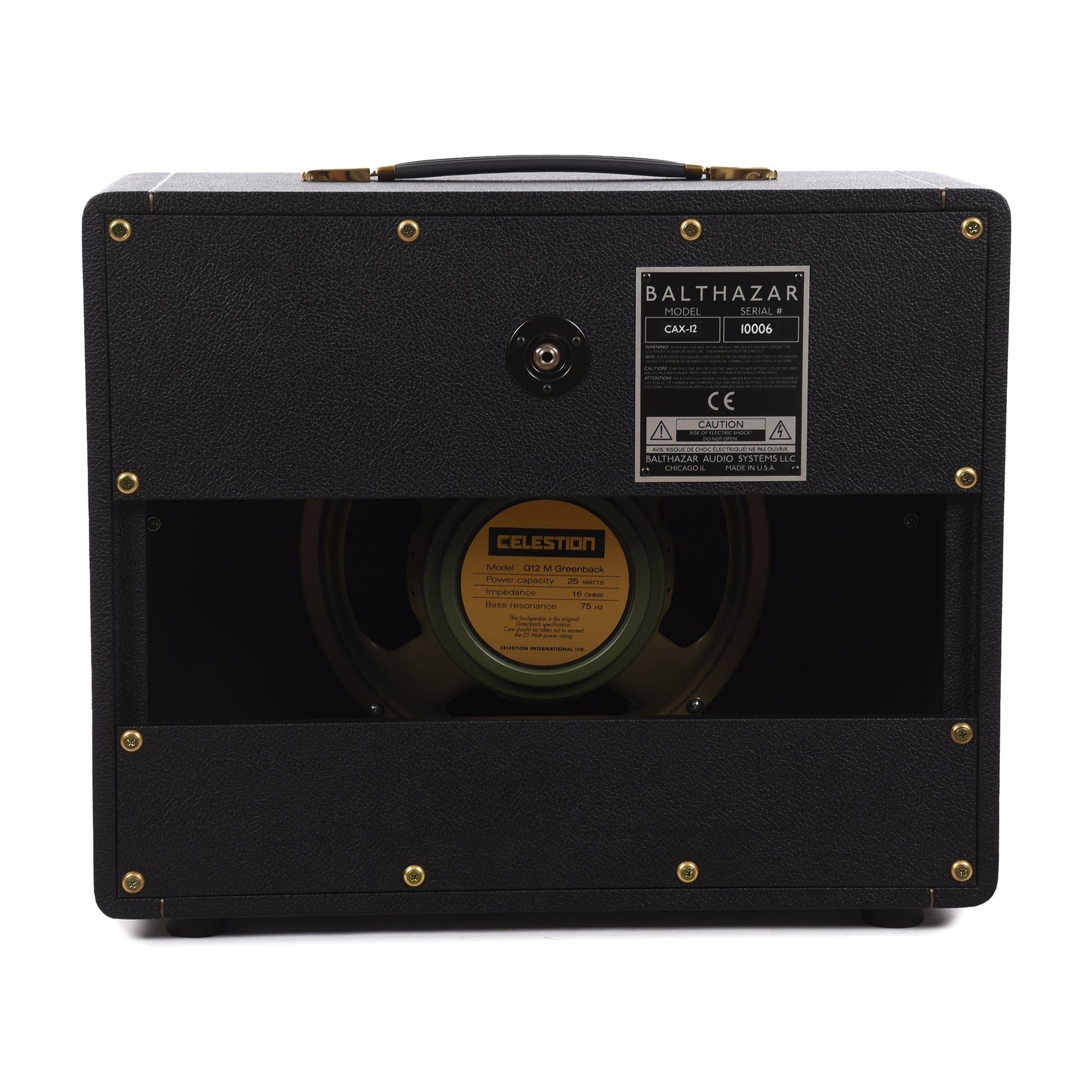 Balthazar Audio Systems Cabaret 1x12 Extension Cabinet Amps / Guitar Cabinets