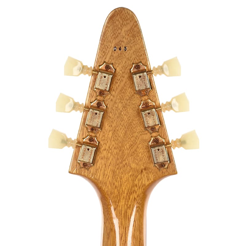 Banker Custom 58 Spec V Korina Natural Lightly Aged w/OX4 Gold Beano PAF Pickups & Brazilian Rosewood Fingerboard Electric Guitars / Solid Body