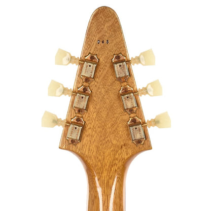 Banker Custom 58 Spec V Korina Natural Lightly Aged w/OX4 Gold Beano PAF Pickups & Brazilian Rosewood Fingerboard Electric Guitars / Solid Body