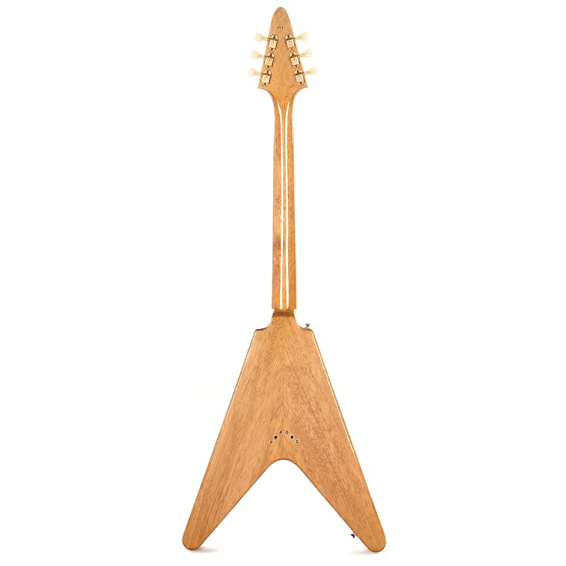 Banker Custom 58 Spec V Korina Natural Lightly Aged w/OX4 Gold Beano PAF Pickups & Brazilian Rosewood Fingerboard Electric Guitars / Solid Body
