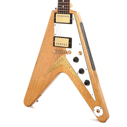 Banker Custom 58 Spec V Korina Natural Lightly Aged w/OX4 Gold Beano PAF Pickups & Brazilian Rosewood Fingerboard Electric Guitars / Solid Body