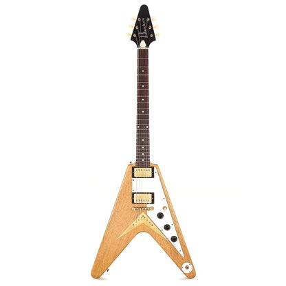 Banker Custom 58 Spec V Korina Natural Lightly Aged w/OX4 Gold Beano PAF Pickups & Brazilian Rosewood Fingerboard Electric Guitars / Solid Body