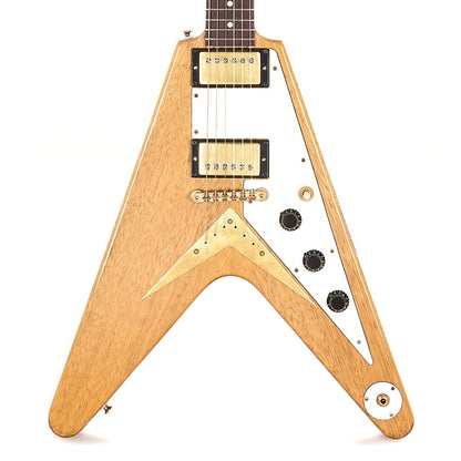 Banker Custom 58 Spec V Korina Natural Lightly Aged w/OX4 Gold Beano PAF Pickups & Brazilian Rosewood Fingerboard Electric Guitars / Solid Body