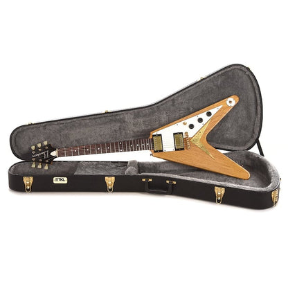Banker Custom 58 Spec V Korina Natural Lightly Aged w/OX4 Gold Beano PAF Pickups & Brazilian Rosewood Fingerboard Electric Guitars / Solid Body