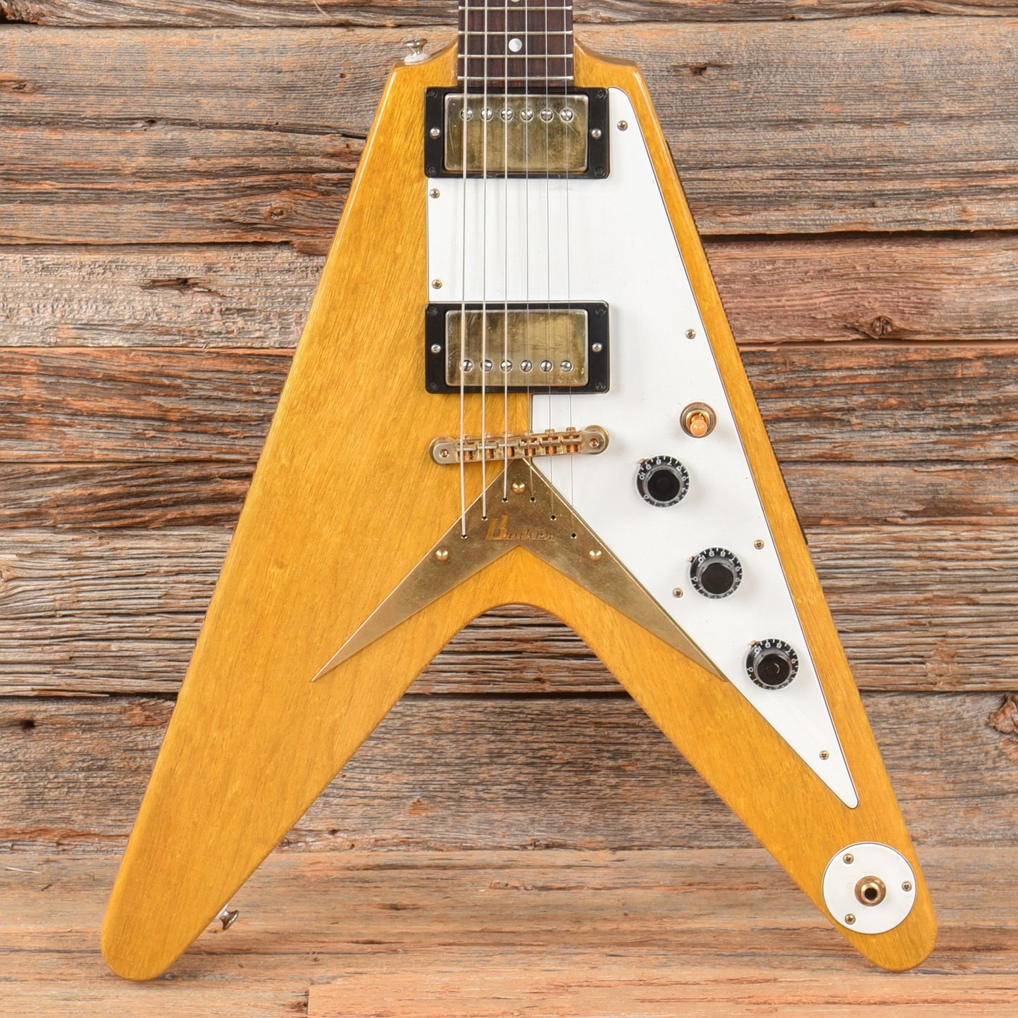 Banker Custom Guitars '58 Spec V Lightly Aged Natural Electric Guitars / Solid Body