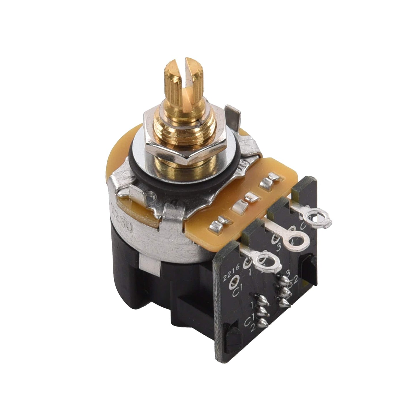Bare Knuckle Custom 550K CTS Potentiometer Short Shaft Push Pull 30% Slow Taper "J" Parts / Amp Parts