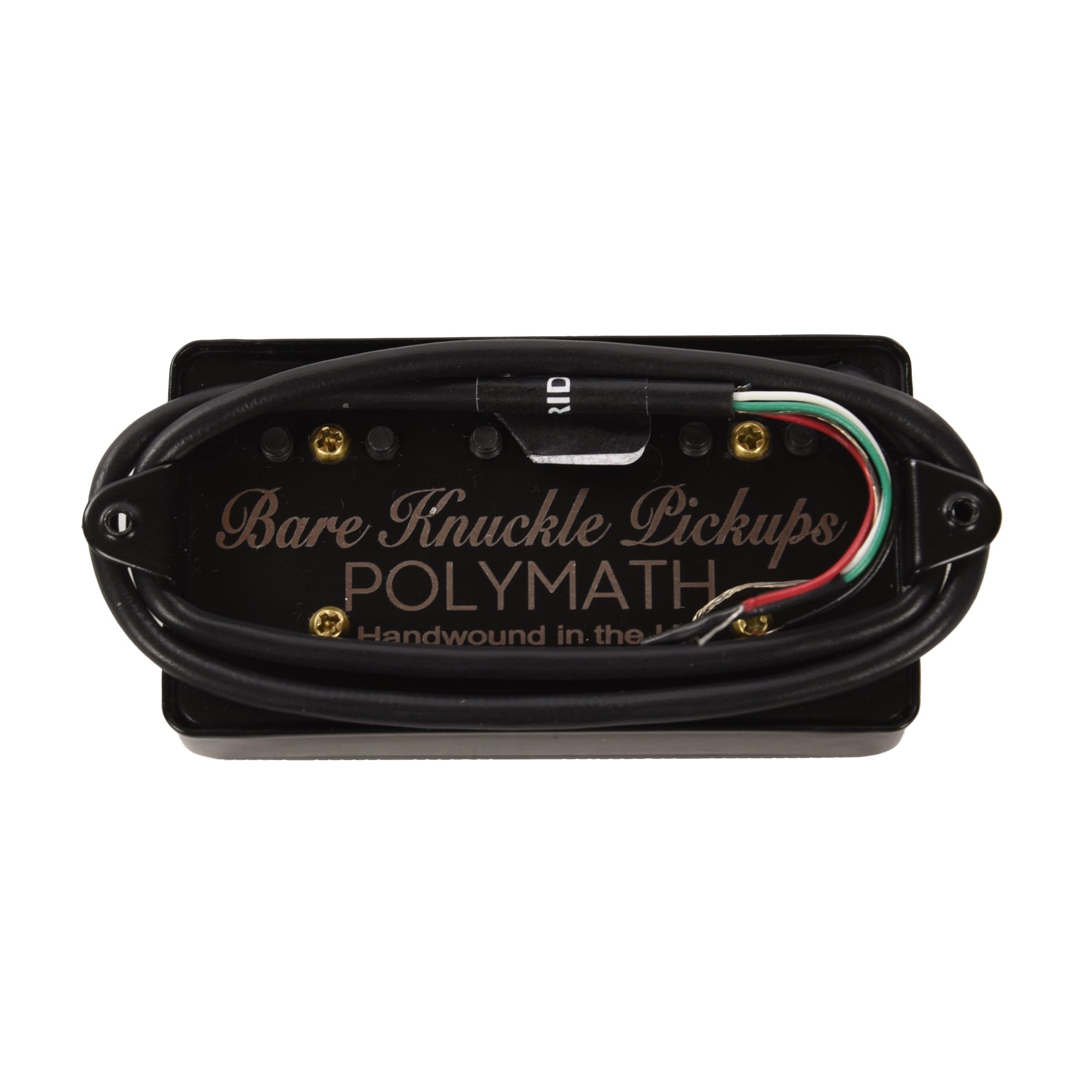 Bare Knuckle Signature Series Adam ‘Nolly’ Getgood Polymath Bridge Humbucker 50mm 4-Conductor Short Leg Polymath Cover w/Black Screw Parts / Guitar Pickups