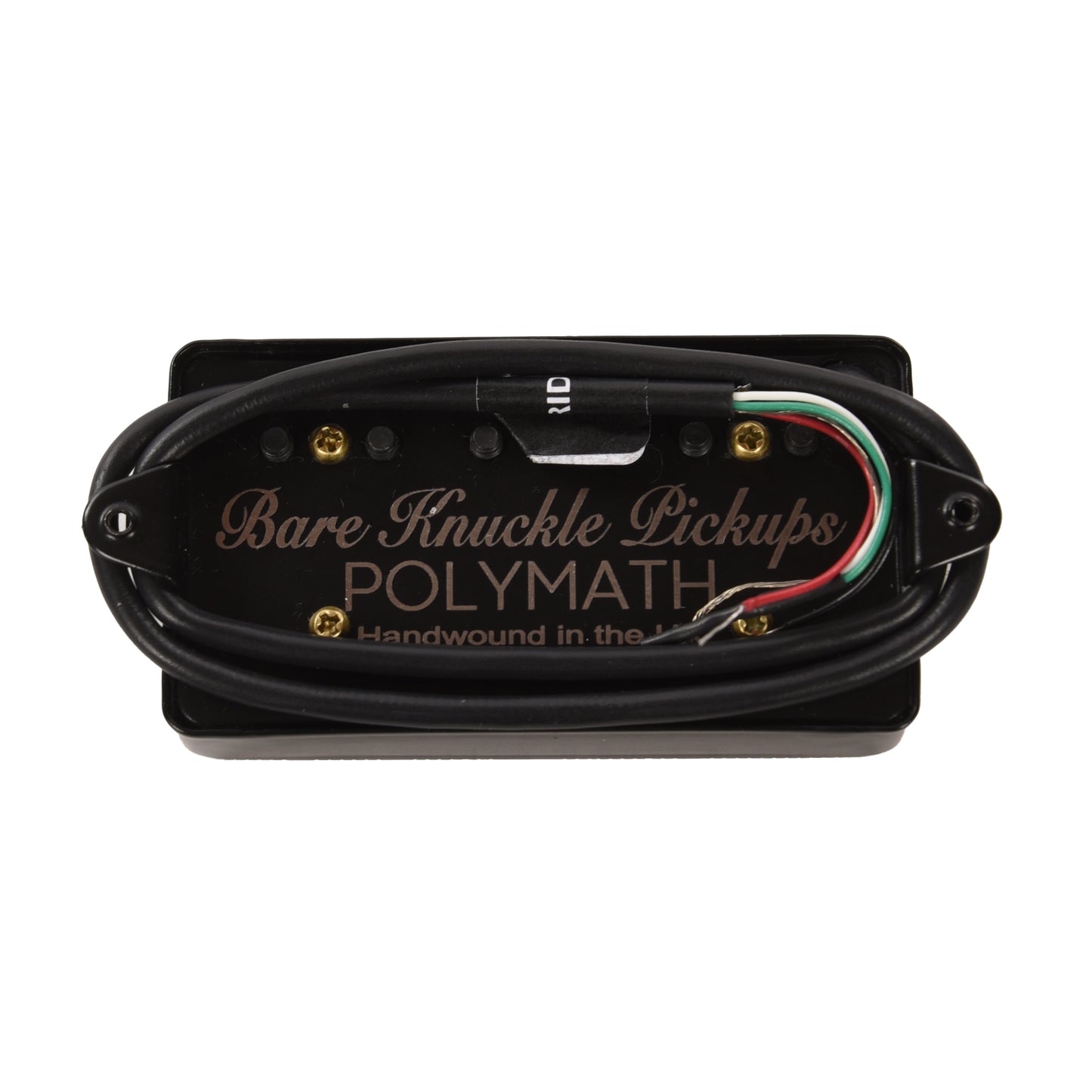 Bare Knuckle Signature Series Adam ‘Nolly’ Getgood Polymath Bridge Humbucker 50mm 4-Conductor Short Leg Polymath Cover w/Black Screw Parts / Guitar Pickups