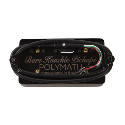 Bare Knuckle Signature Series Adam ‘Nolly’ Getgood Polymath Bridge Humbucker 50mm 4-Conductor Short Leg Polymath Cover w/Black Screw Parts / Guitar Pickups
