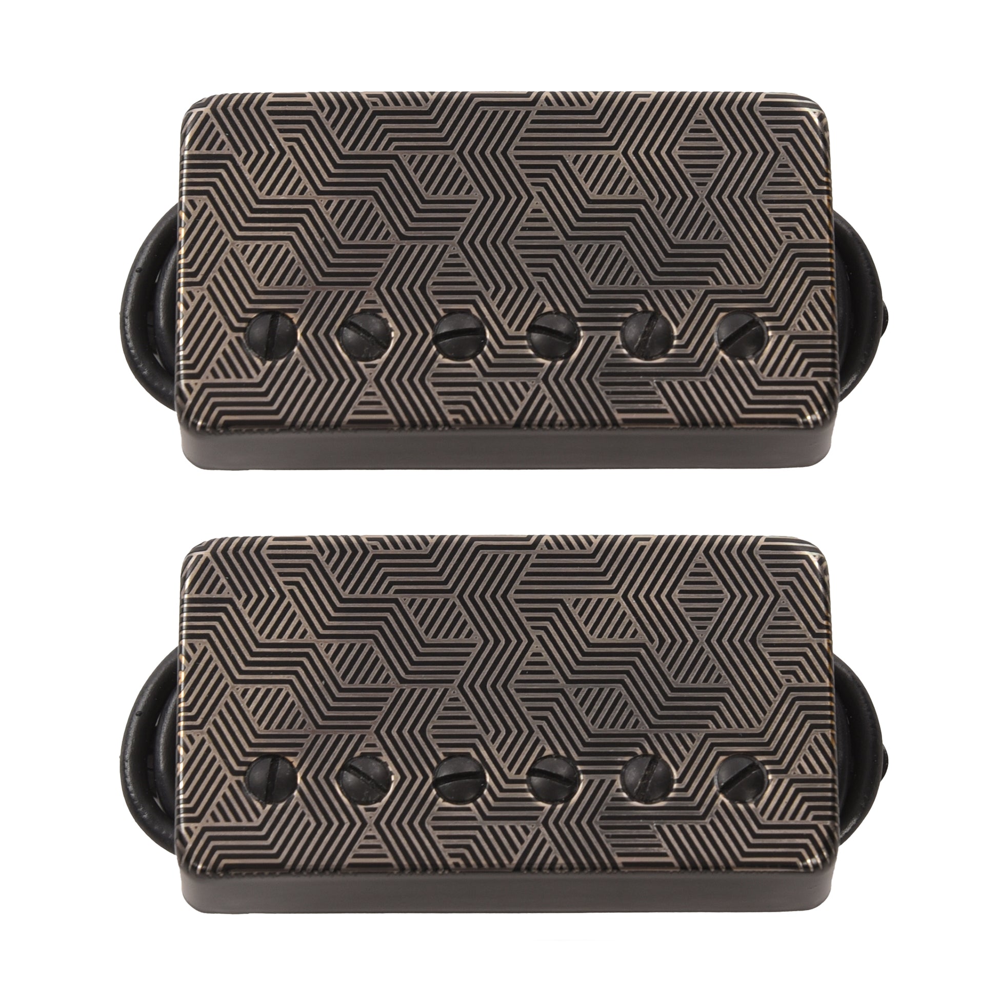 Bare Knuckle Signature Series Adam ‘Nolly’ Getgood Polymath Humbucker Set 50mm 4-Conductor Short Leg Polymath Cover w/Black Screw Parts / Guitar Pickups