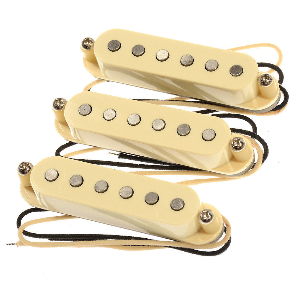 Bare Knuckle Standard Range Irish Tour Strat Pickup Set RW/RP Middle Flat Magnet Profile Cream Parts / Guitar Pickups