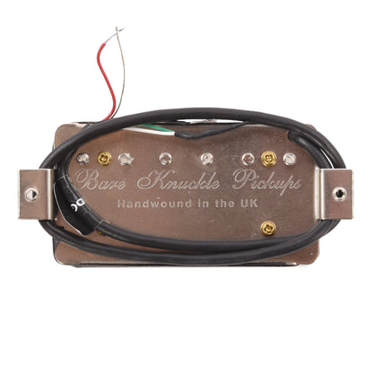 Bare Knuckle Standard Range The Mule Bridge Humbucker 53mm 4-Conductor Short Leg Potted Zebra Parts / Guitar Pickups