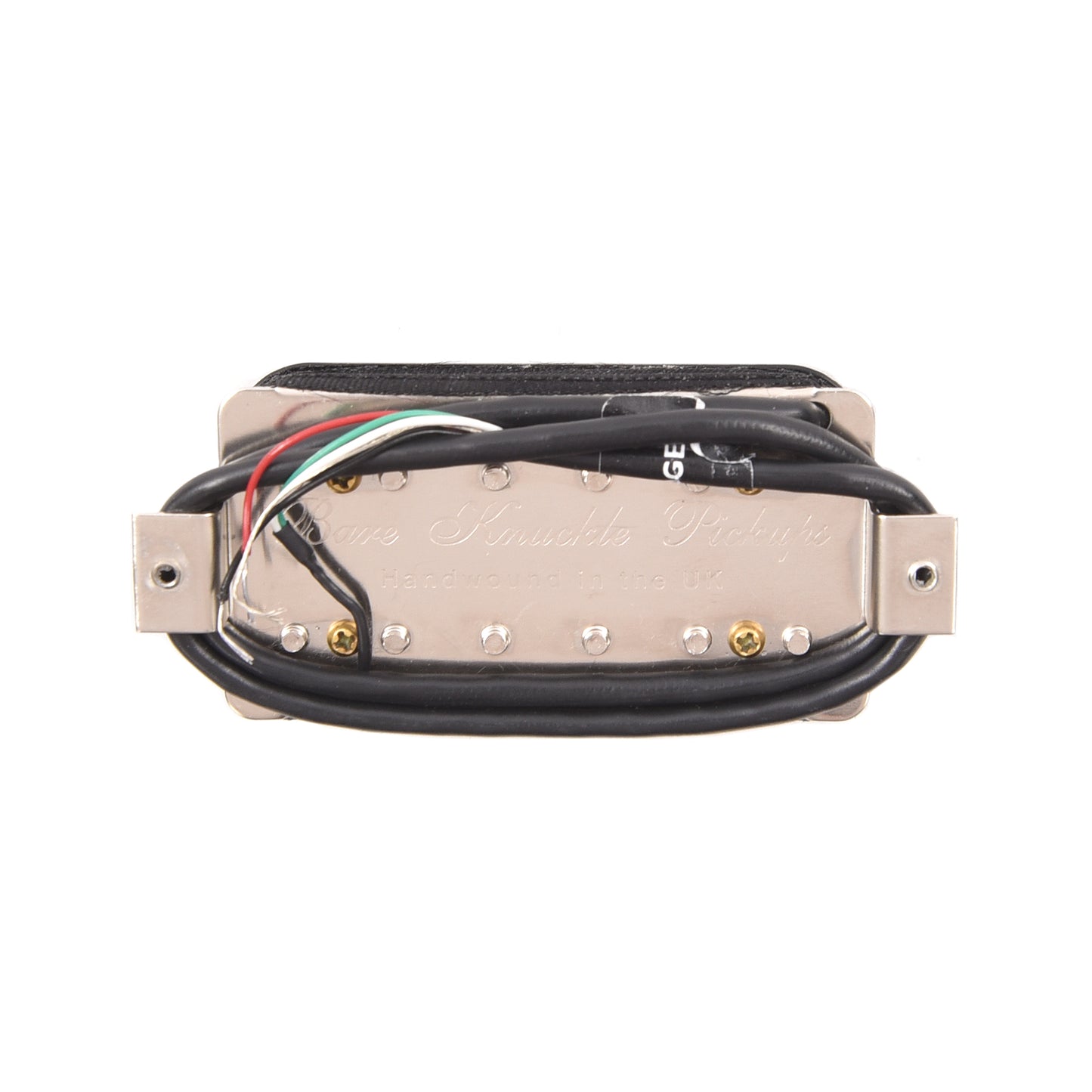 Bare Knuckle Standard Range Warpig Ceramic Bridge Humbucker 53mm 4-Conductor Short Leg Potted Black Parts / Guitar Pickups